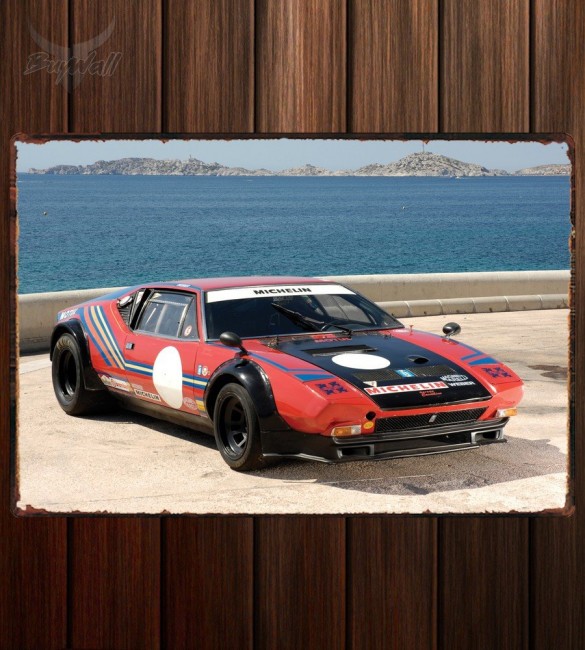 Металлическая табличка De Tomaso Pantera Gr. 4 Металлическая табличка De Tomaso Pantera Gr. 4